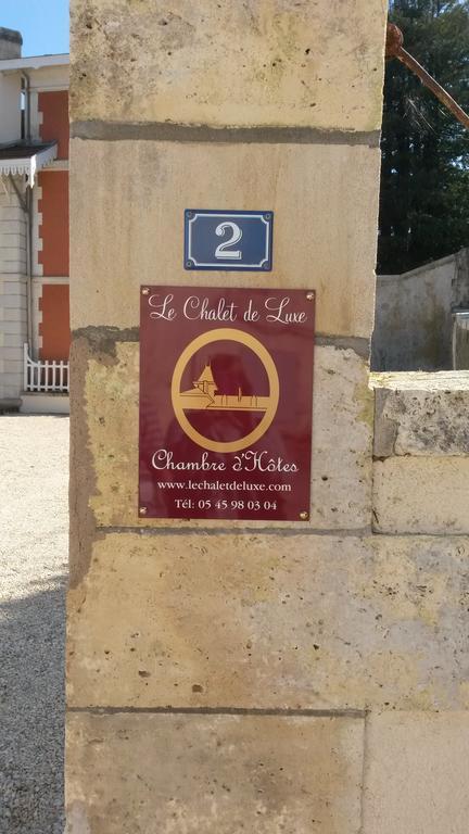 مبيت وإفطار Saint-Séverin Le Chalet De Luxe المظهر الخارجي الصورة